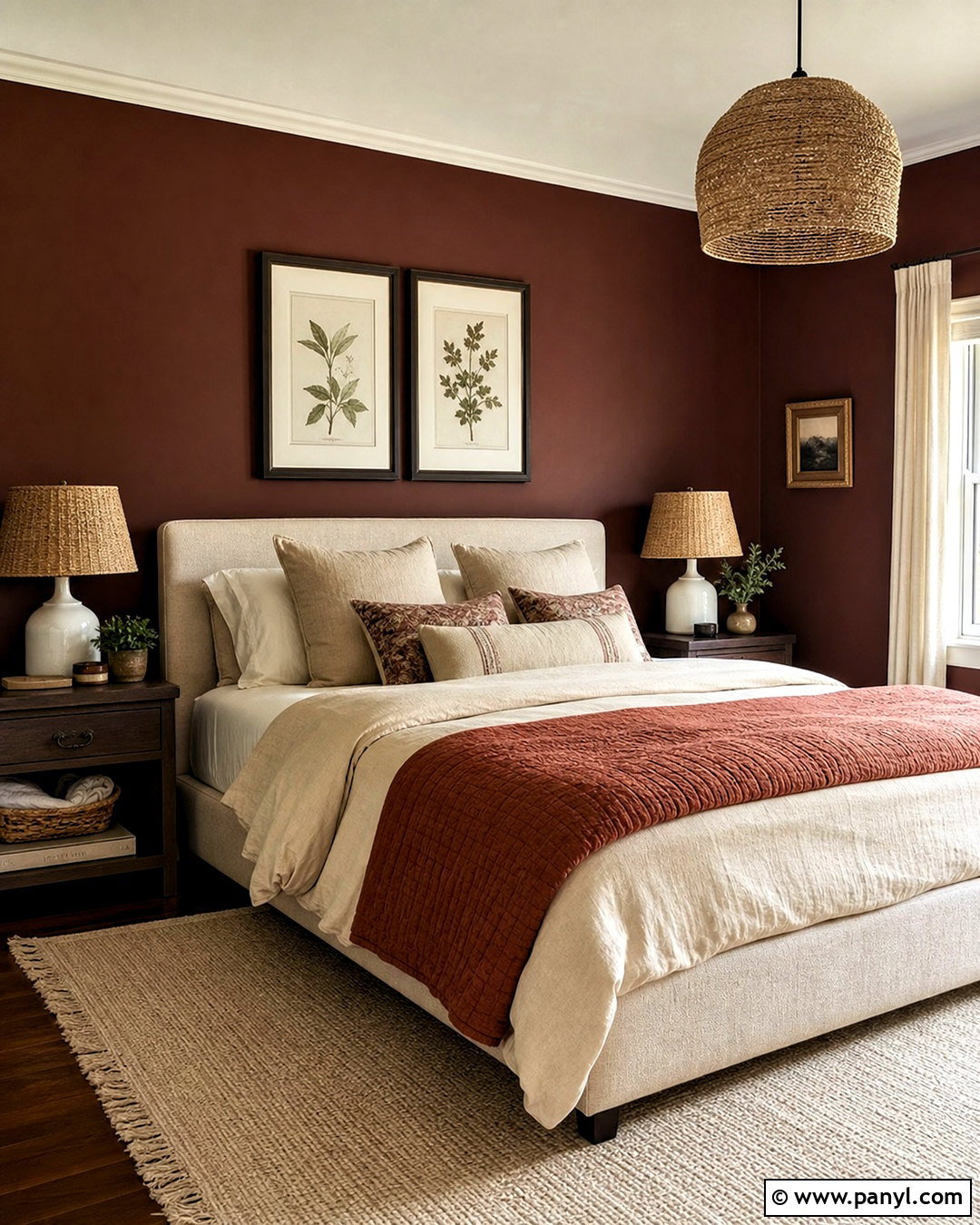 French Roast Paint - 20 dark red paint colors
