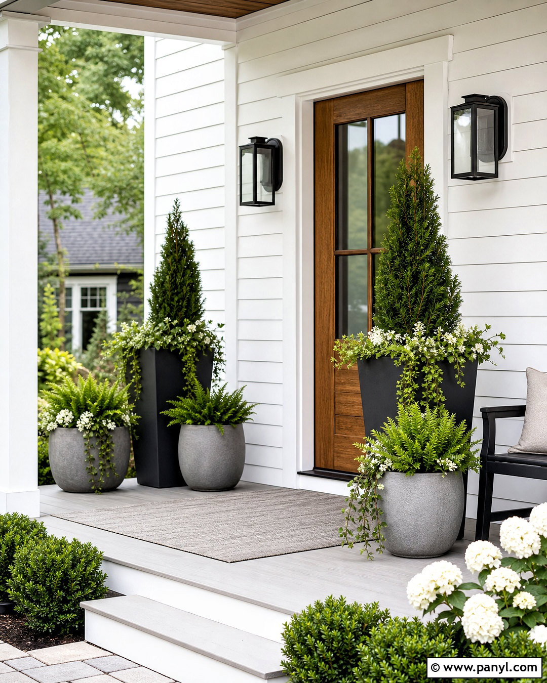 Front Porch Planter Arrangement - 20 front porch decorating ideas