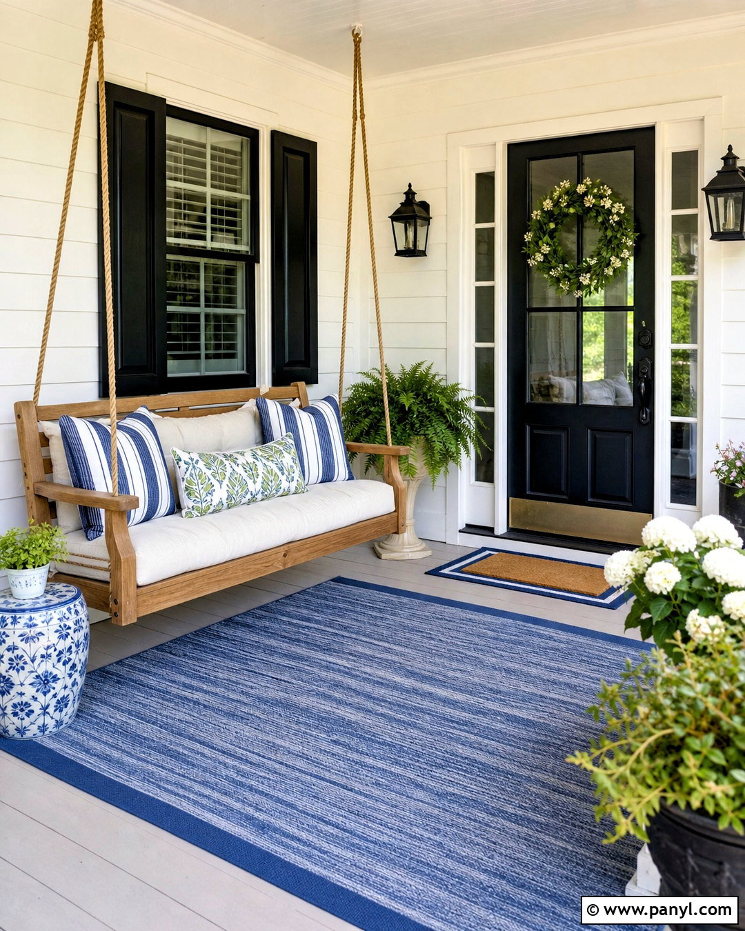 Front Porch Swing Decor - 20 front porch decorating ideas