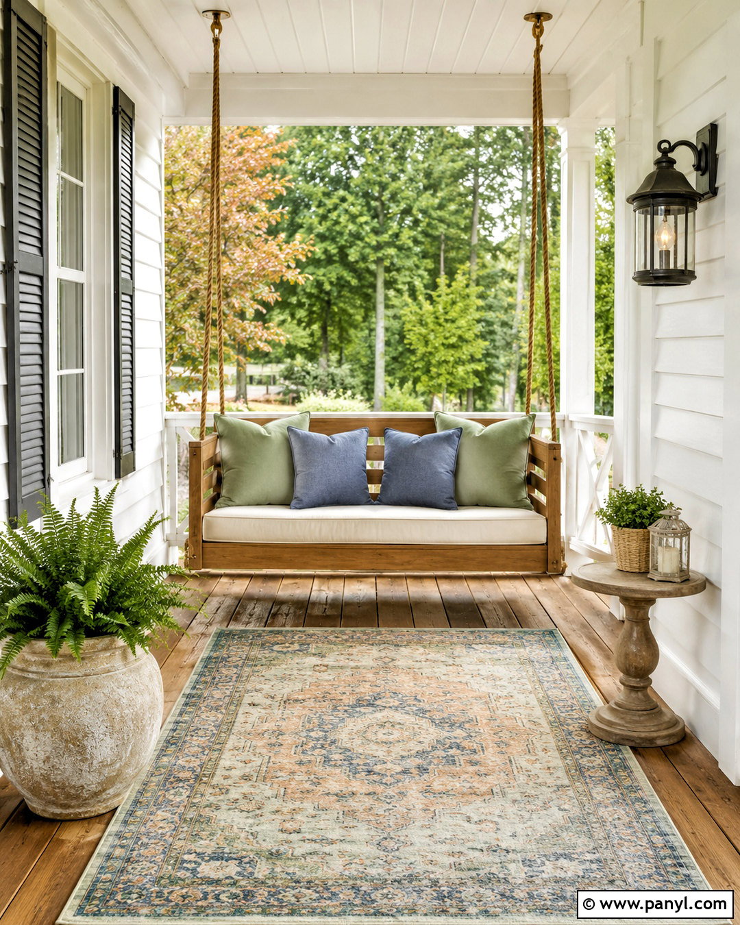 Front Porch Swing - 20 cozy front porch ideas