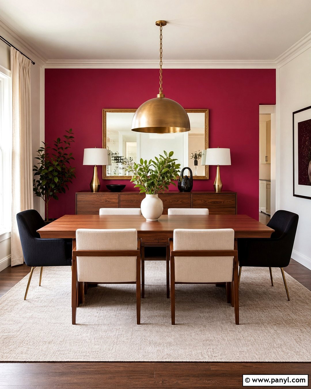 Fuchsia Dining Room Accent Wall - 20 Fuchsia Accent Wall Ideas