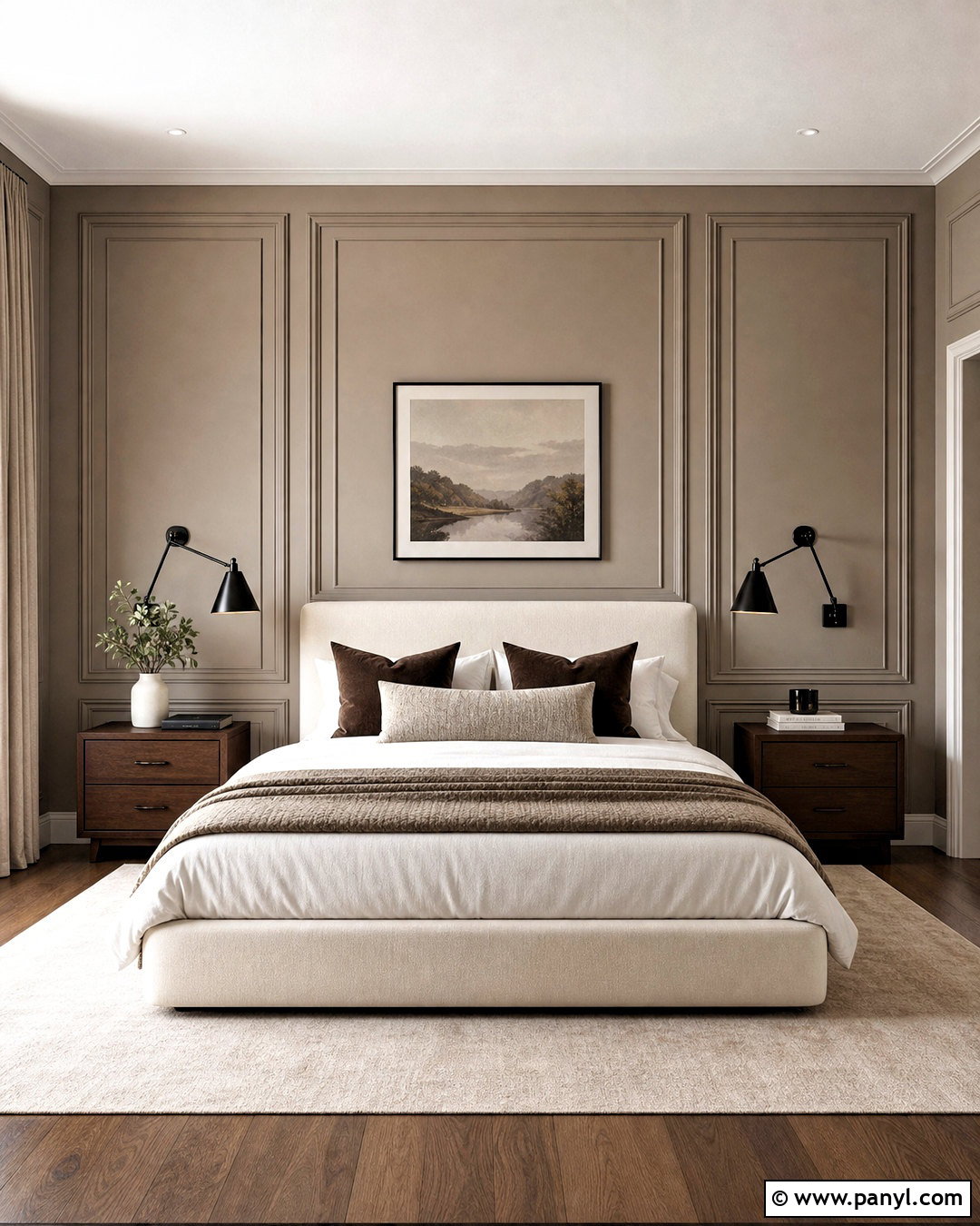 Full Wall Wainscoting Bedroom - 20 modern wainscoting ideas