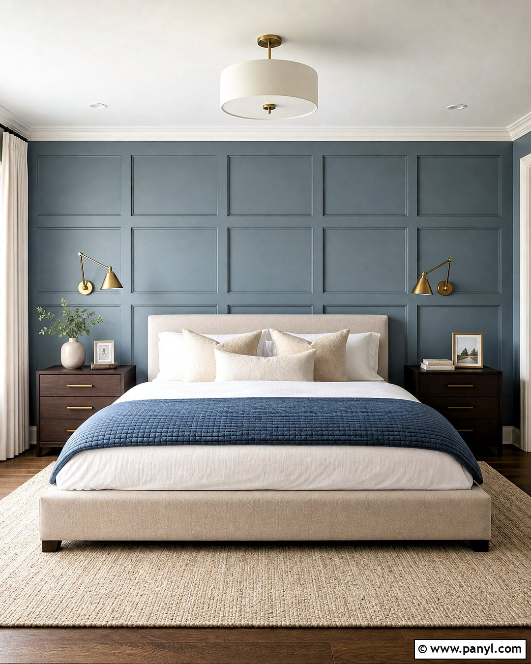 Full Wall Wainscoting In A Bedroom - 20 wall wainscoting ideas