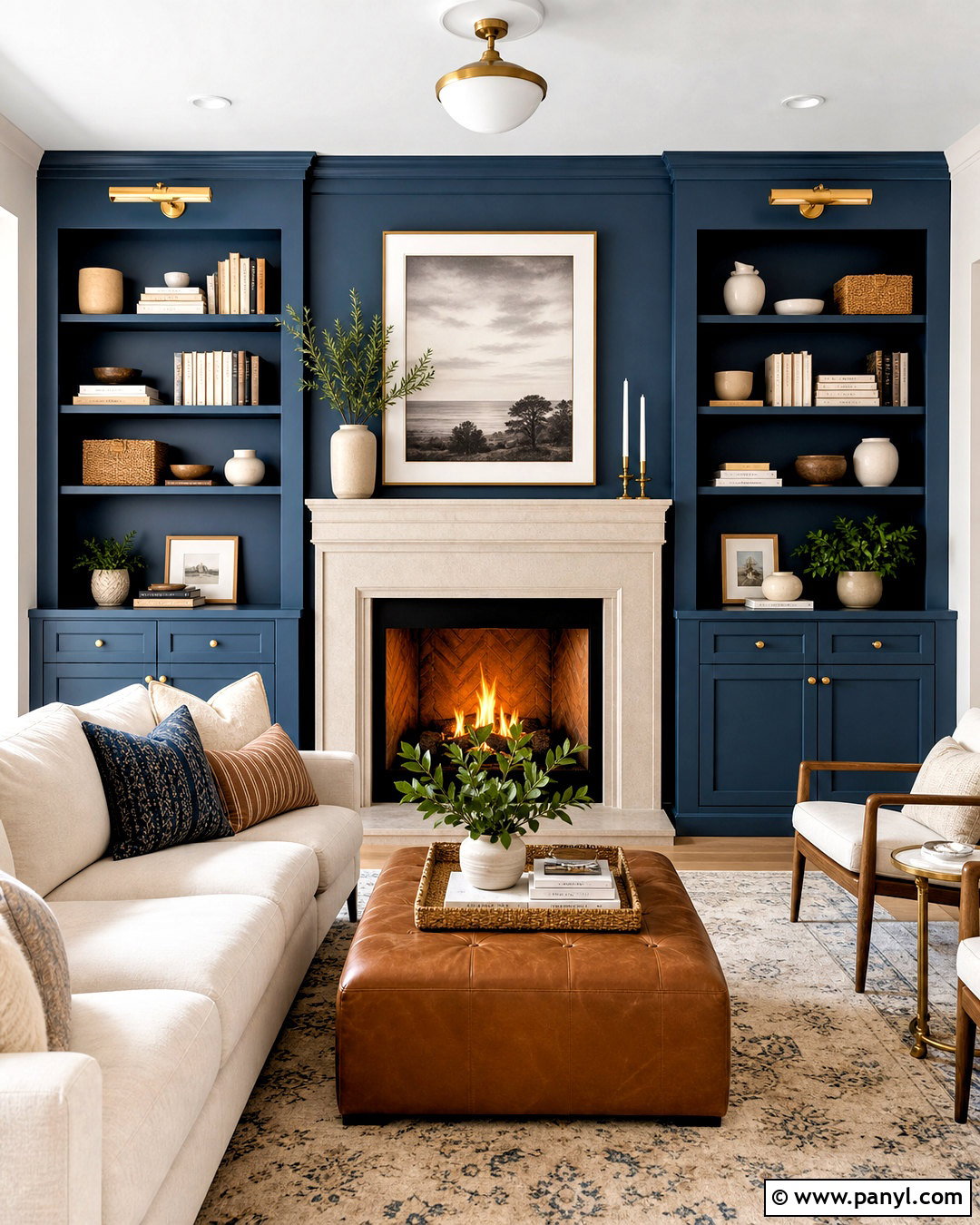 Gale Force Living Room Built-Ins - 20 gale force sherwin williams ideas