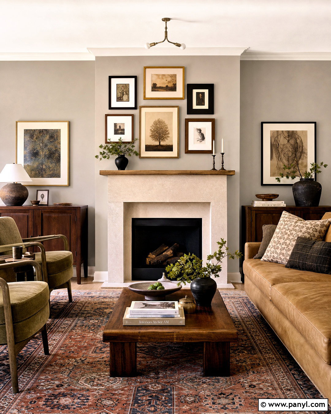 Gallery Art Fireplace Wall - 20 flat fireplace wall ideas