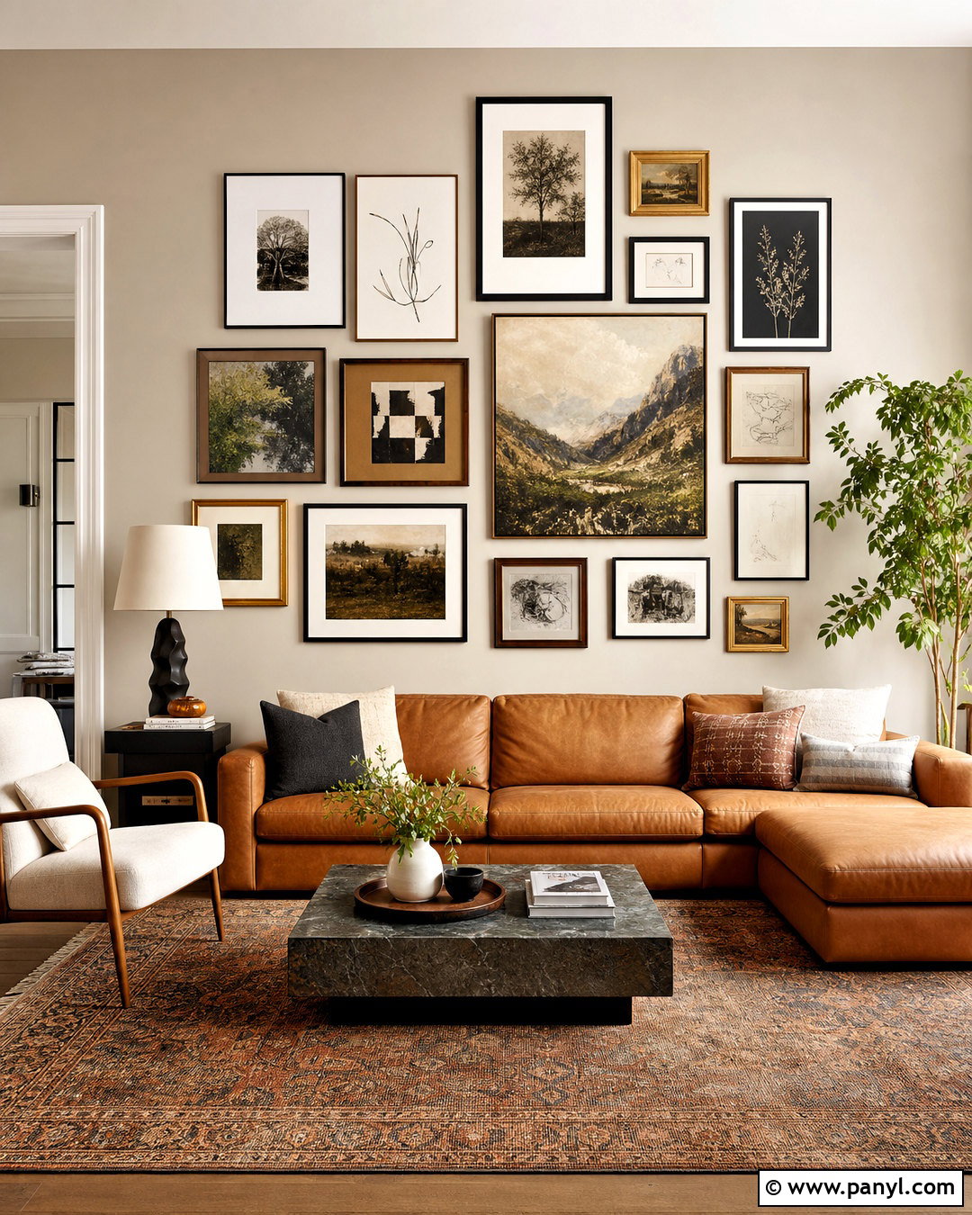 Gallery Feature Wall - 20 feature wall ideas