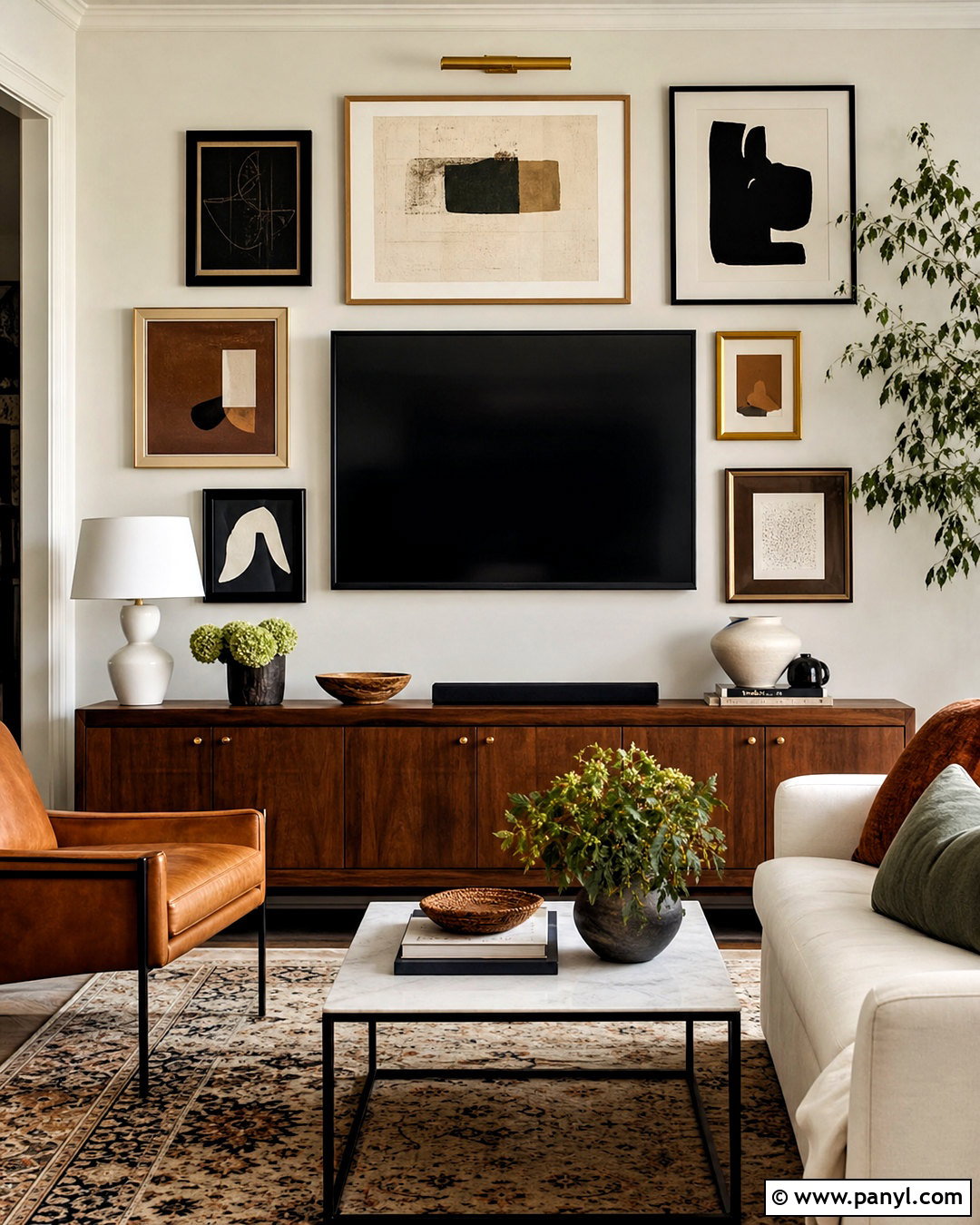 Gallery TV Wall - 20 tv decoration wall modern ideas
