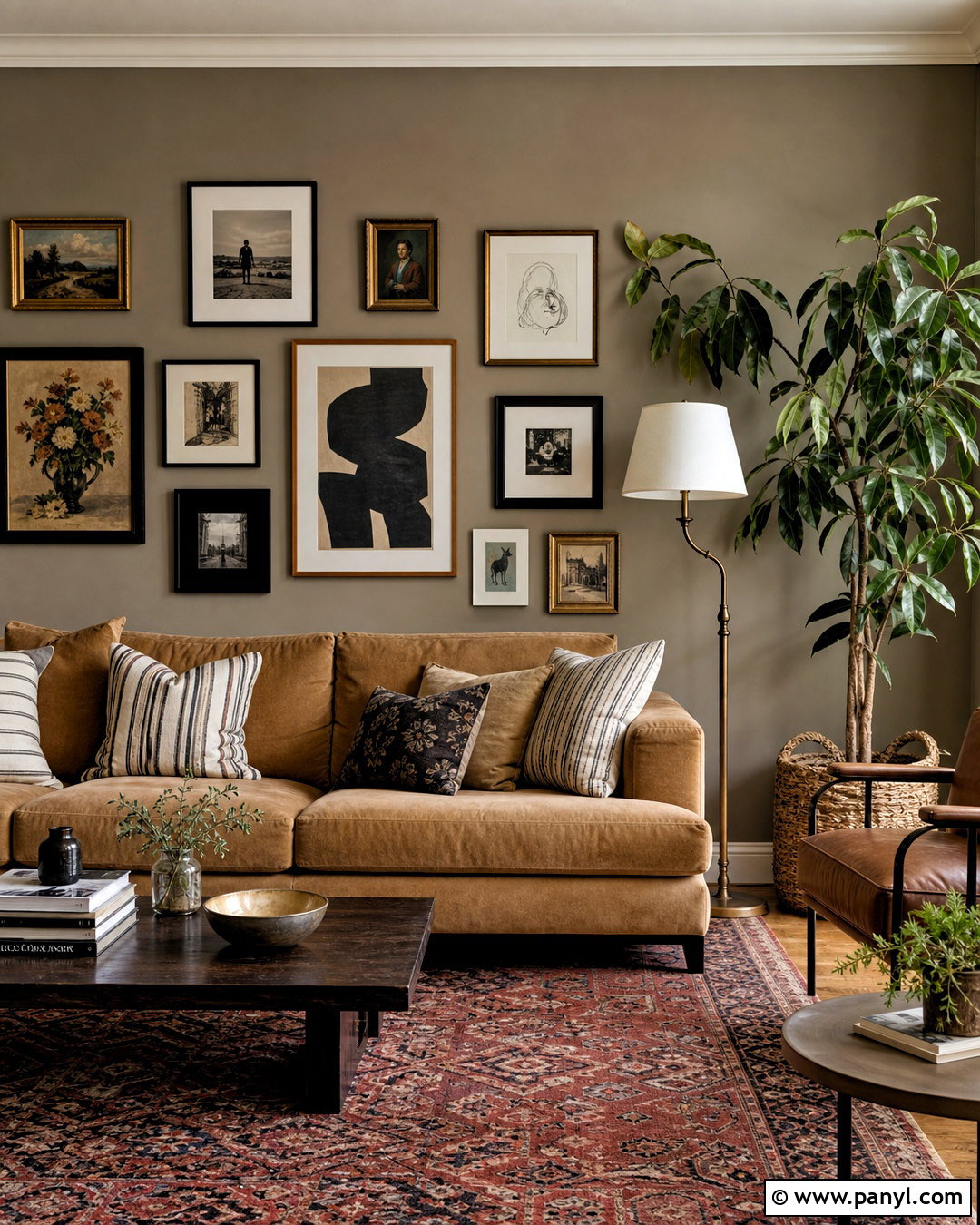 Gallery Wall Accent Wall - 20 cool accent wall ideas