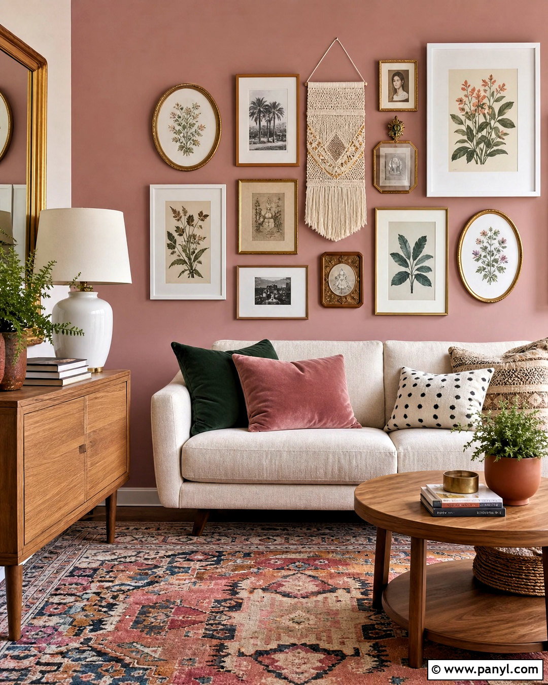 Gallery Wall Accent Wall - 20 cute accent wall ideas
