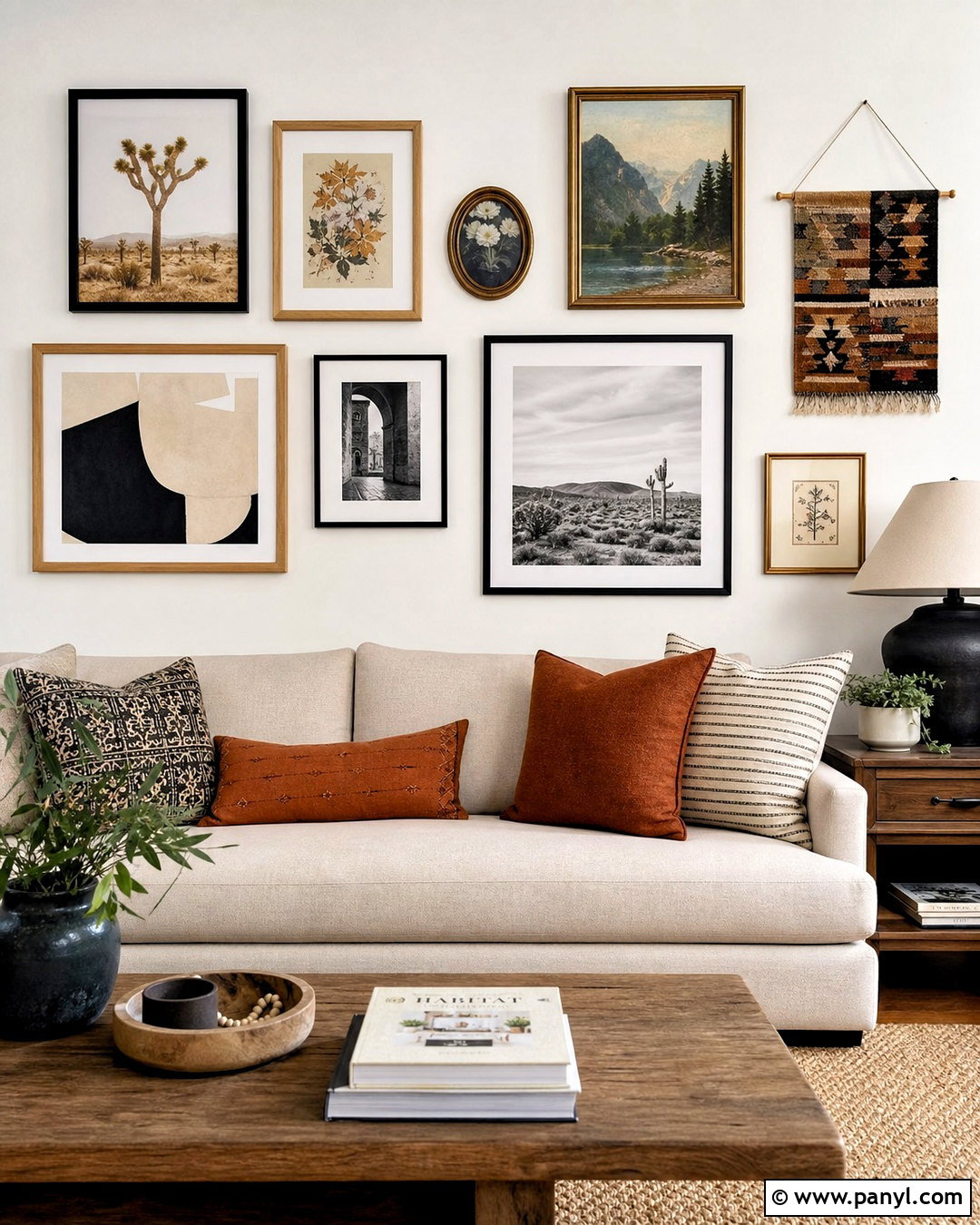Gallery Wall Accent Wall - 20 simple accent wall ideas