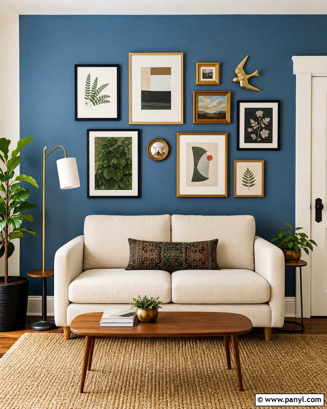 Gallery Wall Accent Wall - 25 Small Room Accent Wall Ideas