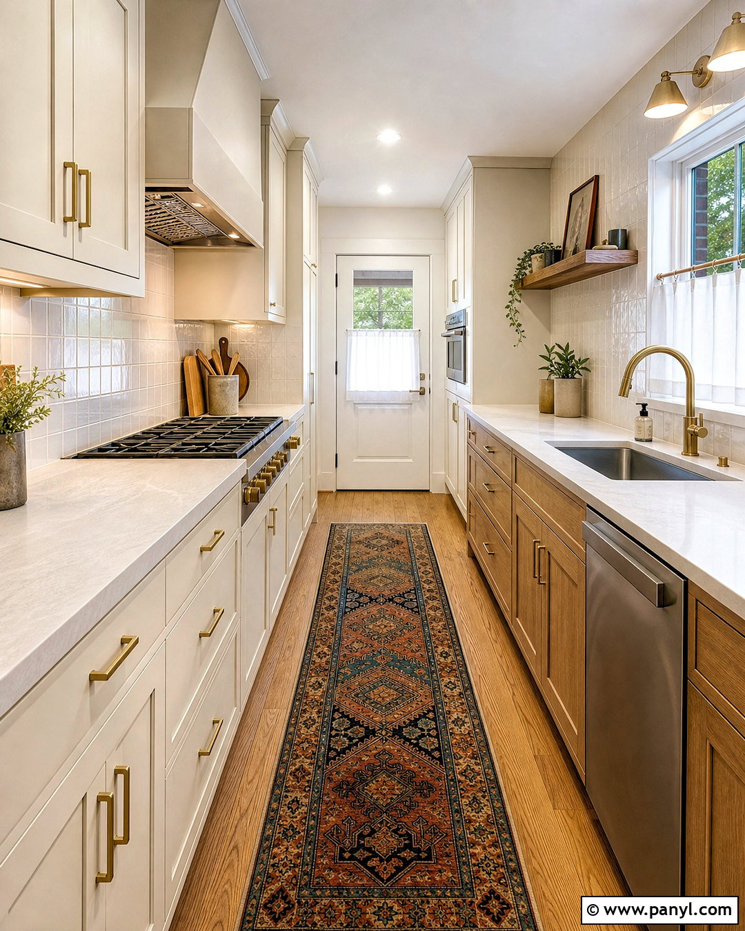 Galley Kitchen - 20 cozy kitchen ideas