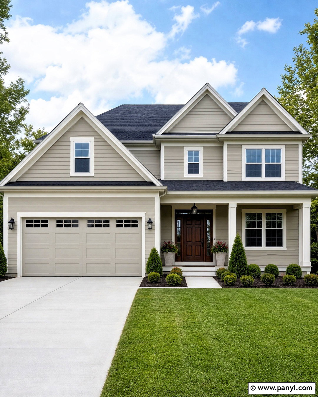 Garage Door Painted To Match Siding - 20 garage door painting ideas