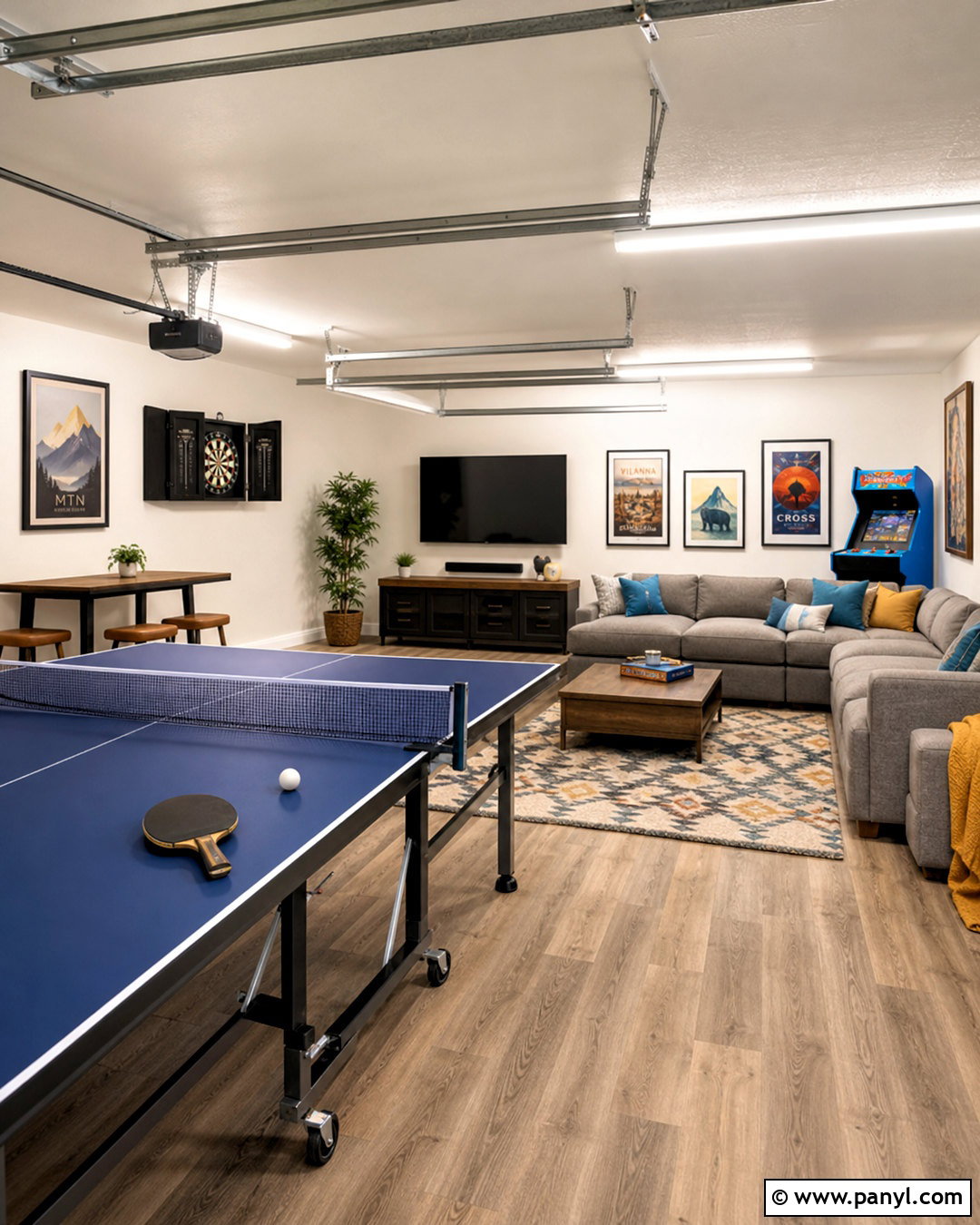 Garage Family Game Room - 20 garage remodel ideas