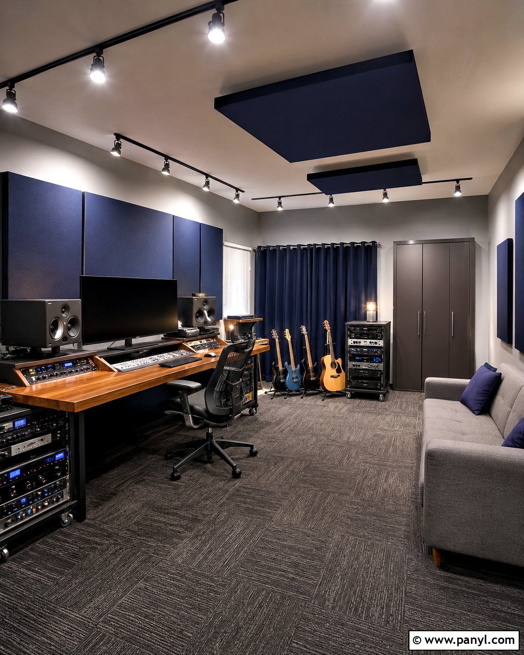 Garage Music Studio - 20 music studio decor interior design ideas
