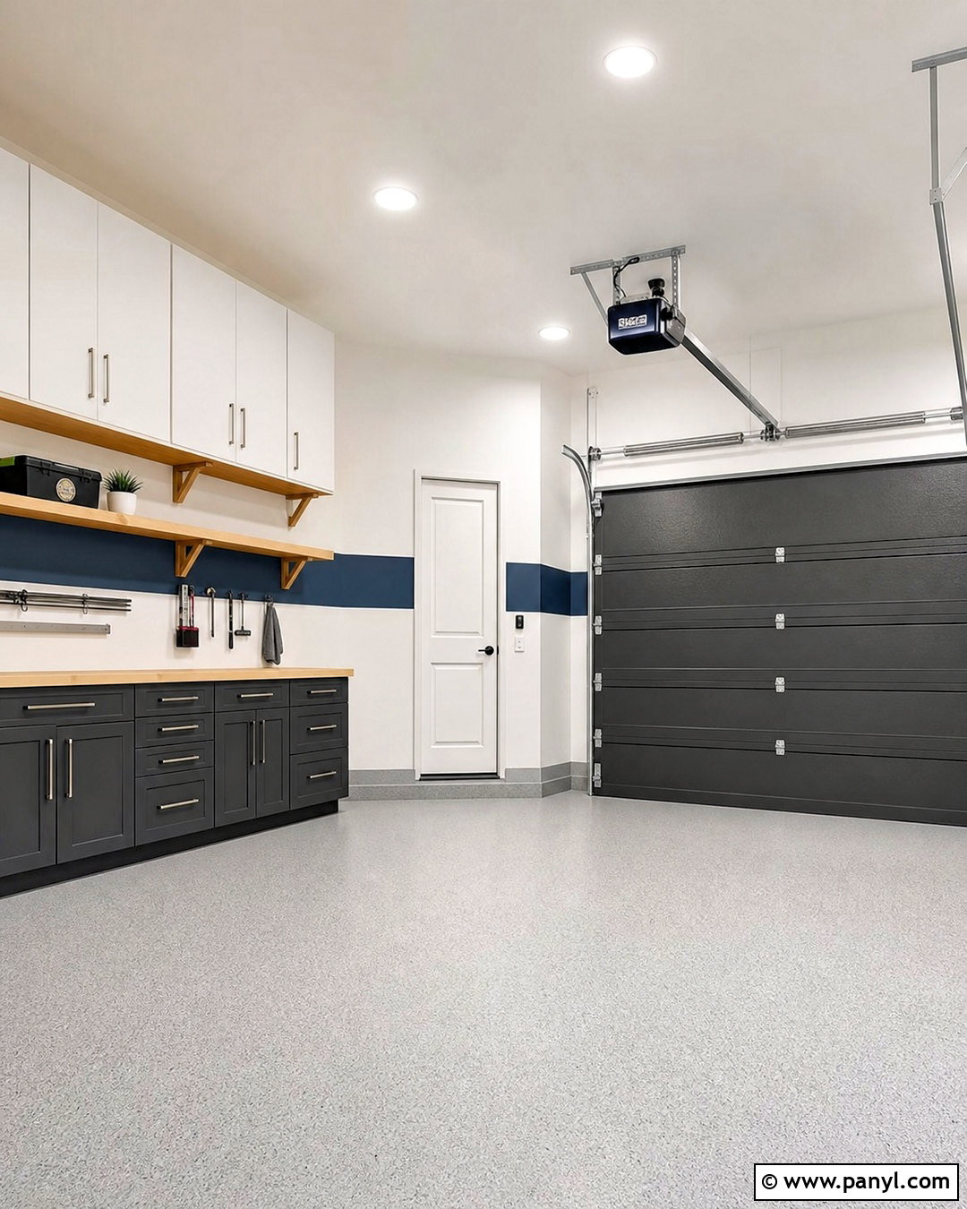 Garage Wall Stripe - 20 garage painting ideas interior ideas