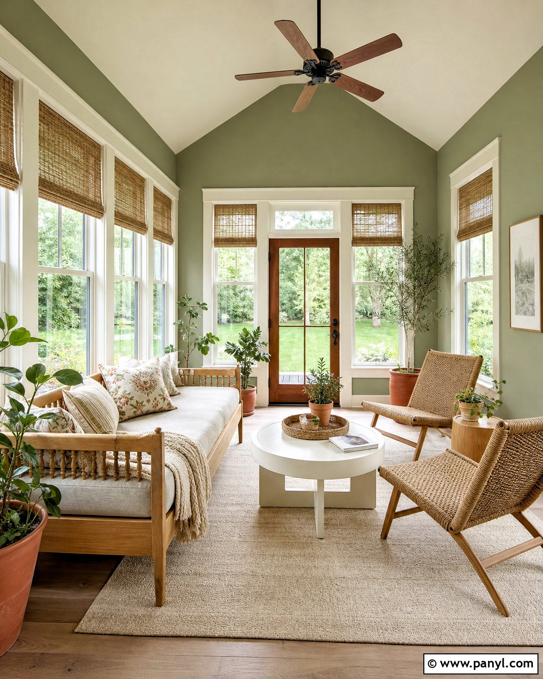 Garden Sage SW 7736 Sunroom - 20 sw sage green paint colors