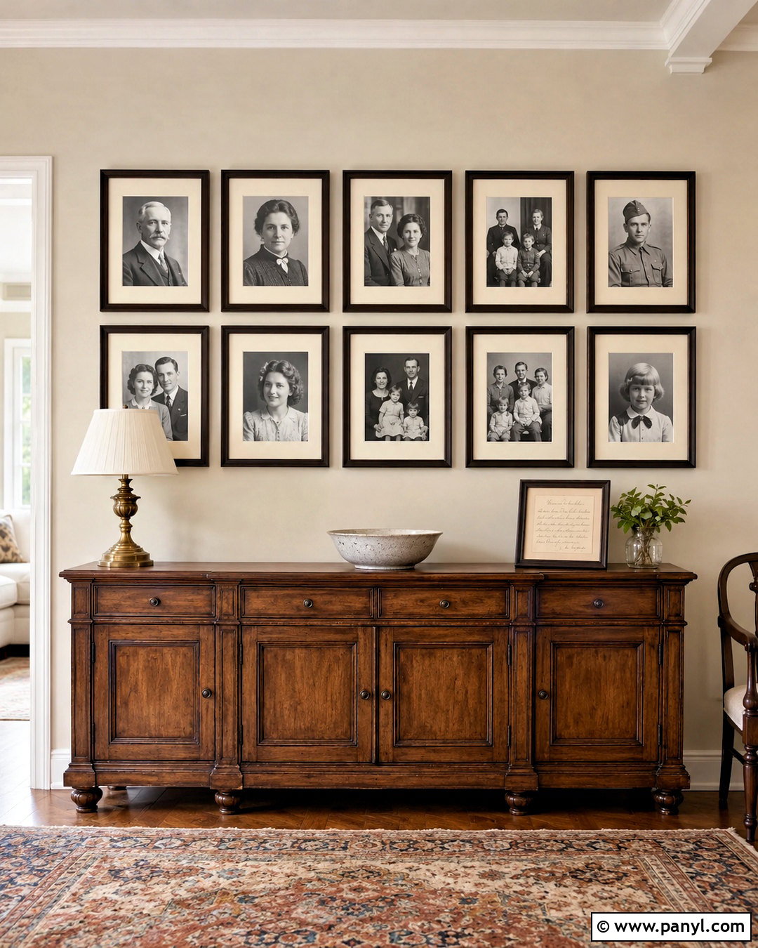 Generational Photo Gallery Wall - 20 my photo gallery ideas