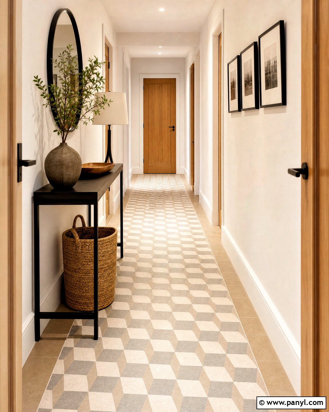 Geometric Hallway Floor Tile - 20 home floor tiles design ideas