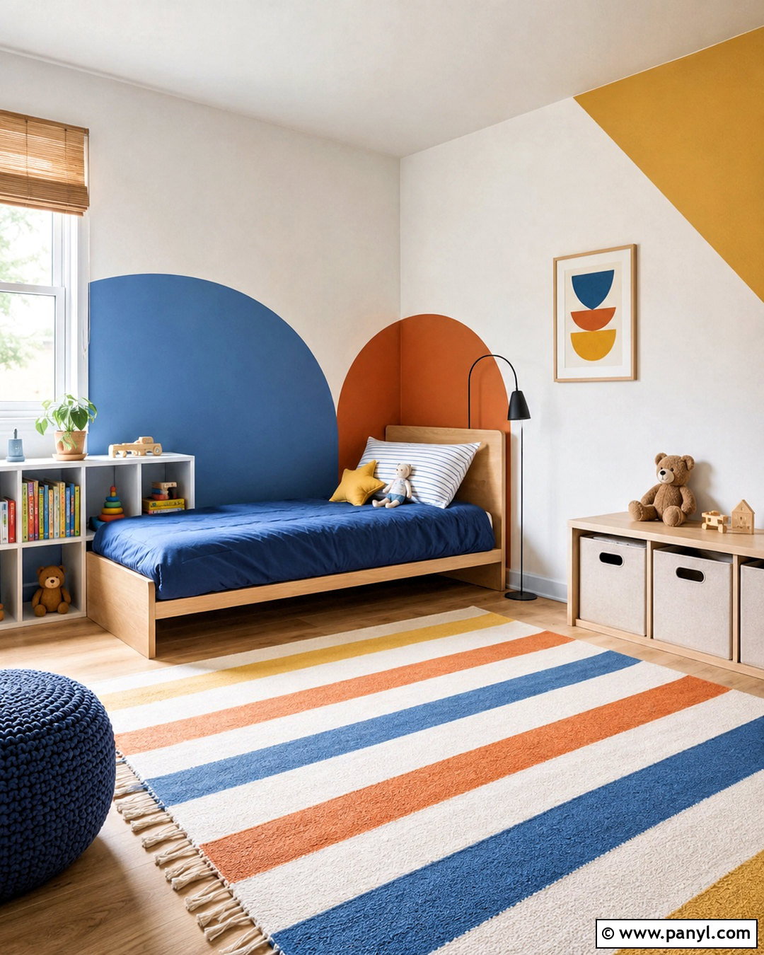 Geometric Kids Room Walls - 20 paint interior walls