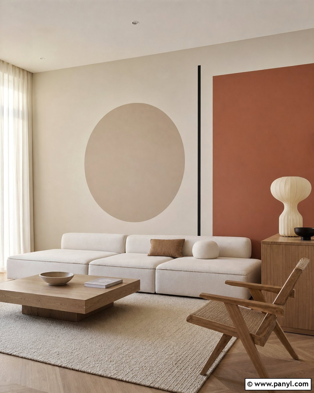 Geometric Minimalist Wall Paint - 35 Geometry Wall Paint Ideas