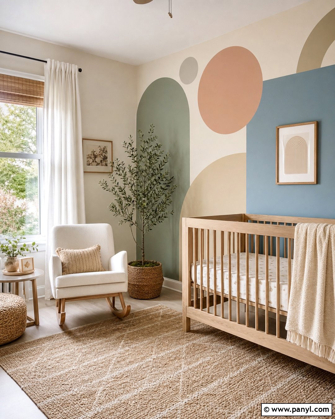 Geometric Nursery Wall Paint - 35 Geometry Wall Paint Ideas