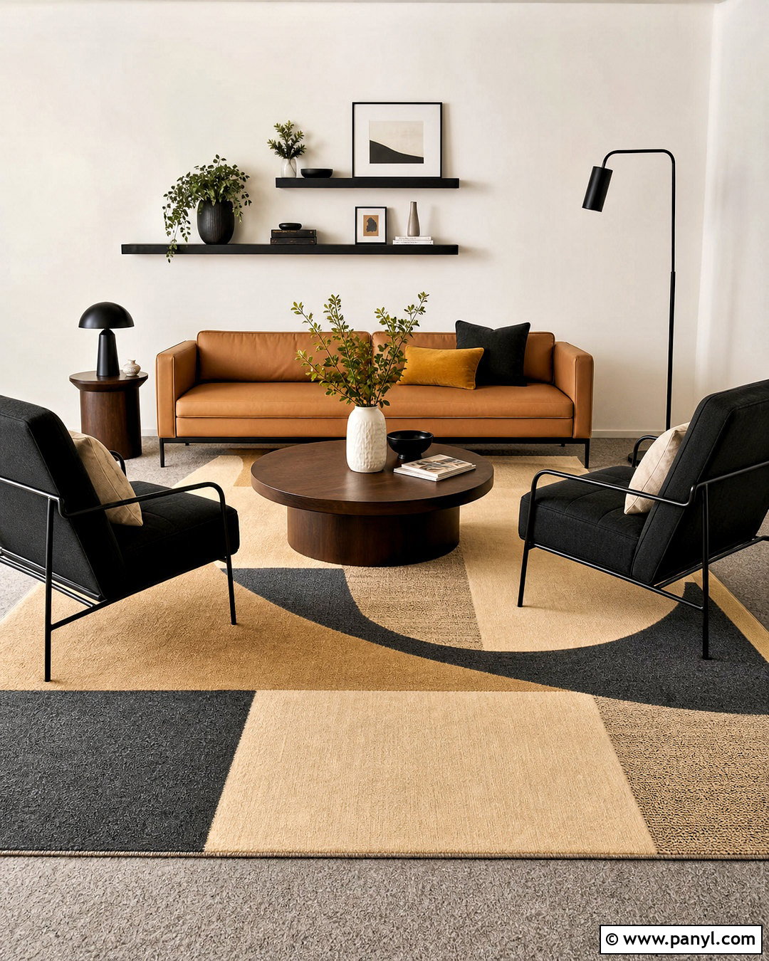 Geometric Rug On Grey Carpet - 20 rug on grey carpet ideas