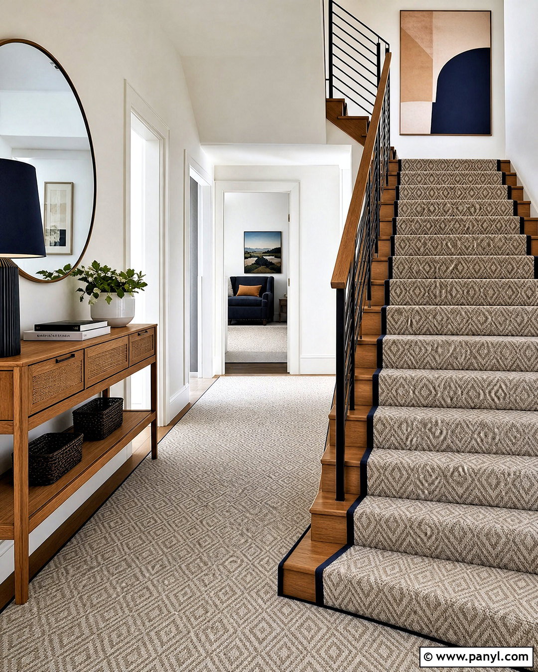 Geometric Upstairs Carpet - 20 upstairs carpet ideas