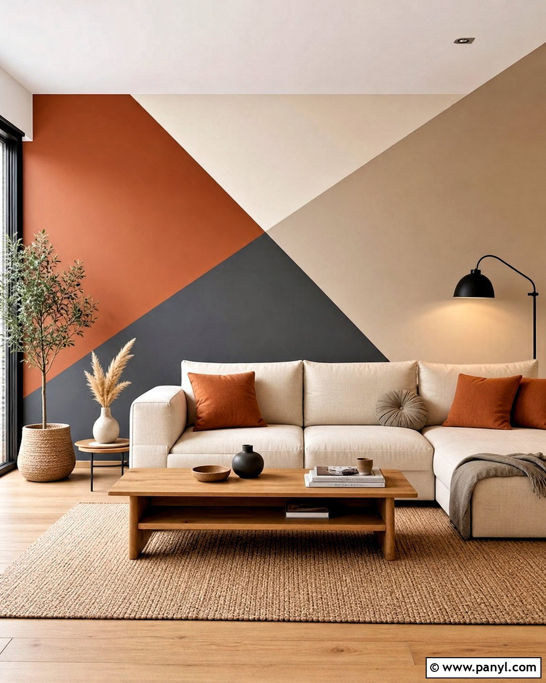 Geometric Wall Color Pattern - 20 wall color design pattern ideas