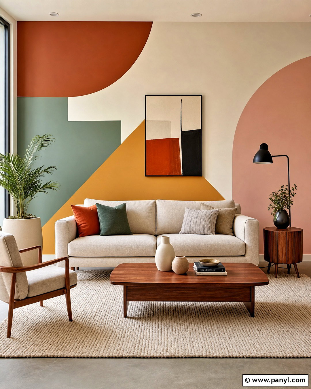 Geometric Wall Paint Design - 20 unique wall paint designs