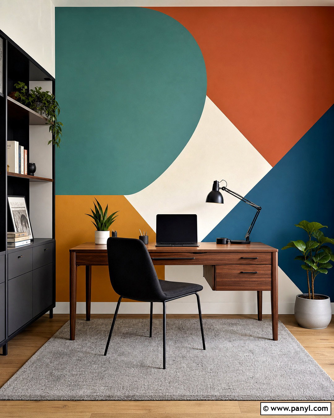 Geometric Wall Painting - 20 unique wall painting ideas