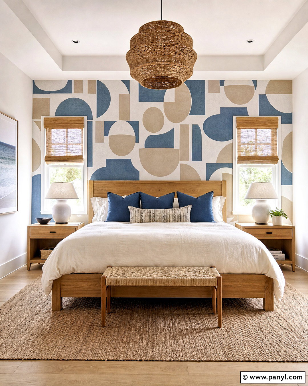 Geometric Wallpaper Bedroom - 20 geometric wall design ideas