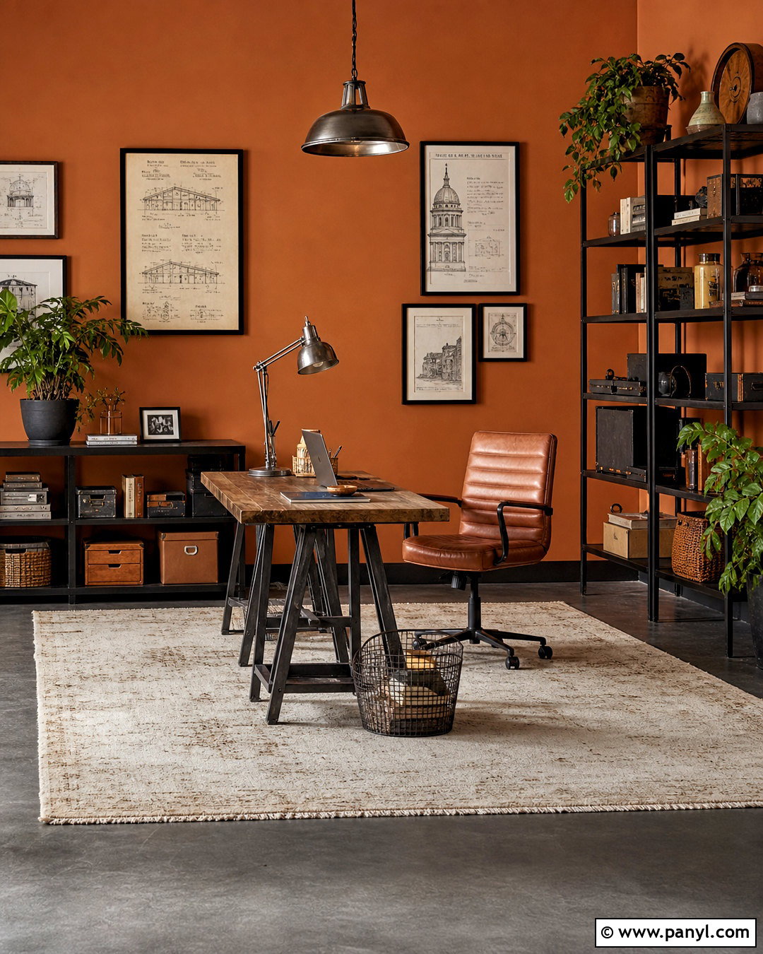 Ginger Background With Industrial Decor - 20 ginger background ideas