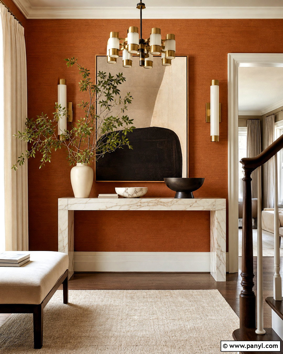 Ginger Background With Marble Details - 20 ginger background ideas