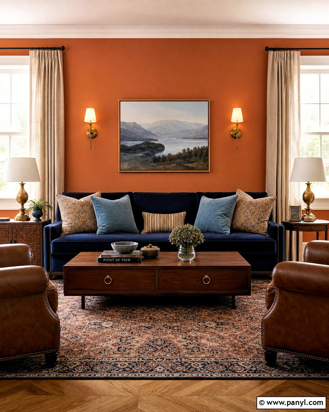 Ginger Background With Navy Blue - 20 ginger background ideas
