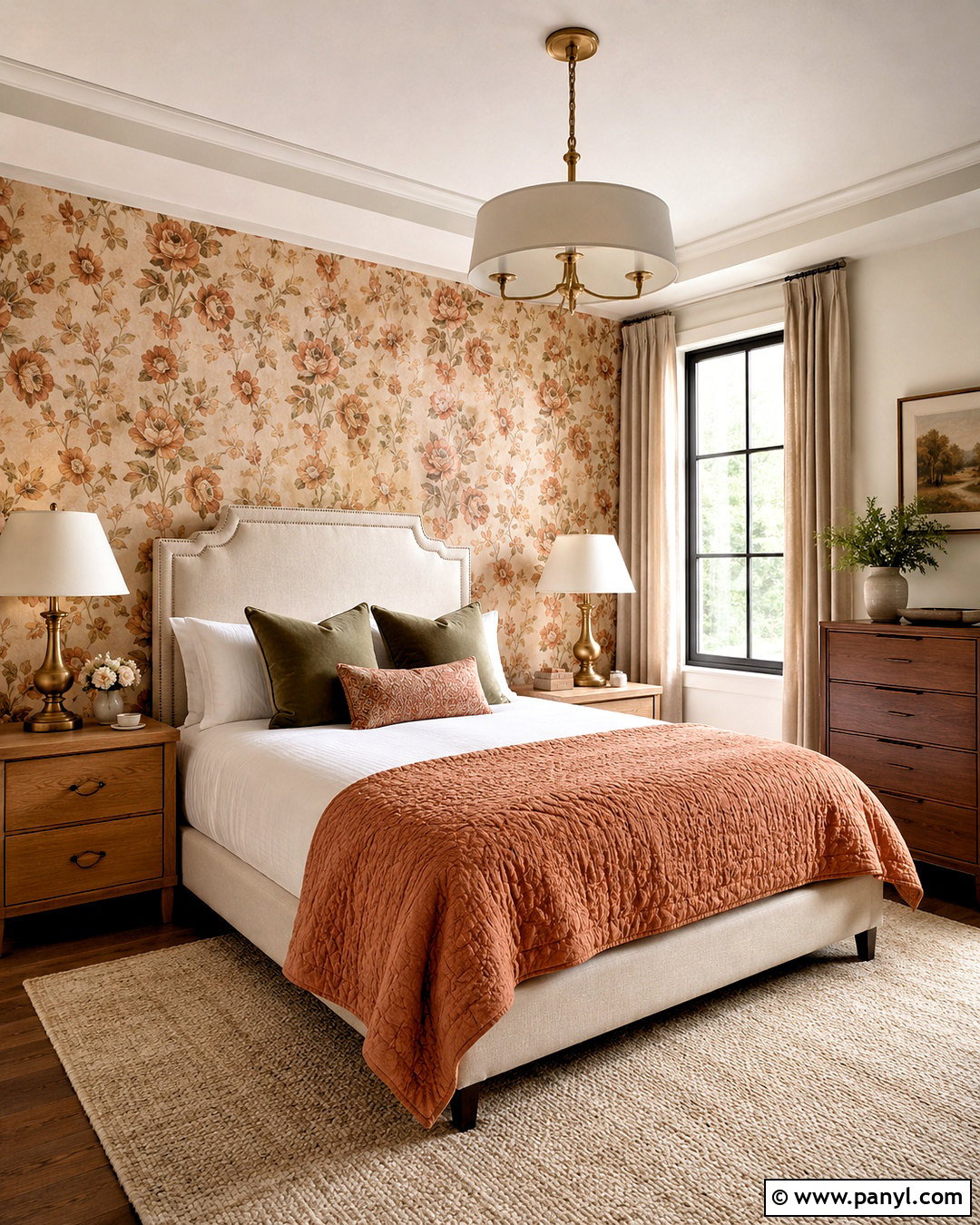 Ginger Wallpaper Guest Bedroom - 40 Ginger Wallpaper Ideas