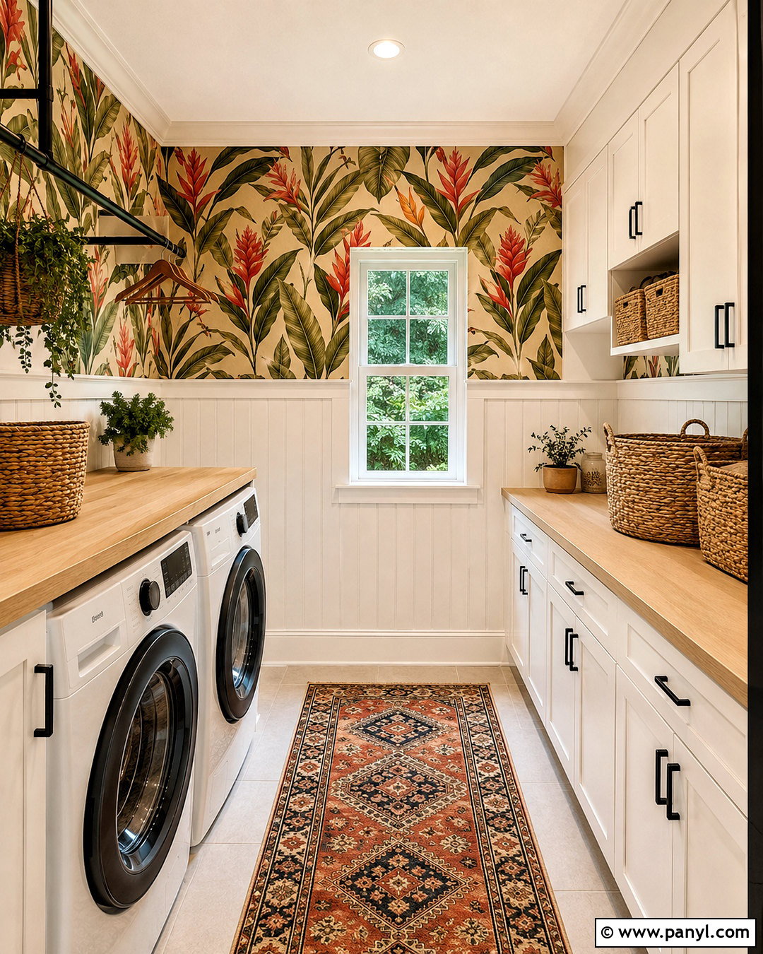 Ginger Wallpaper Laundry Room - 40 Ginger Wallpaper Ideas
