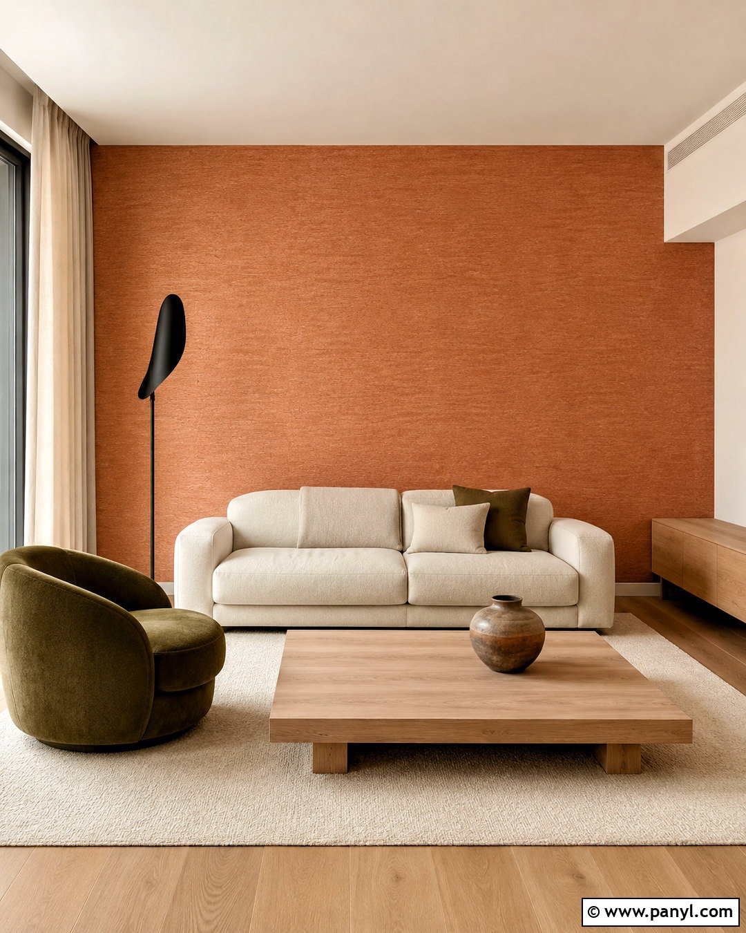 Ginger Wallpaper Minimalist Room - 40 Ginger Wallpaper Ideas