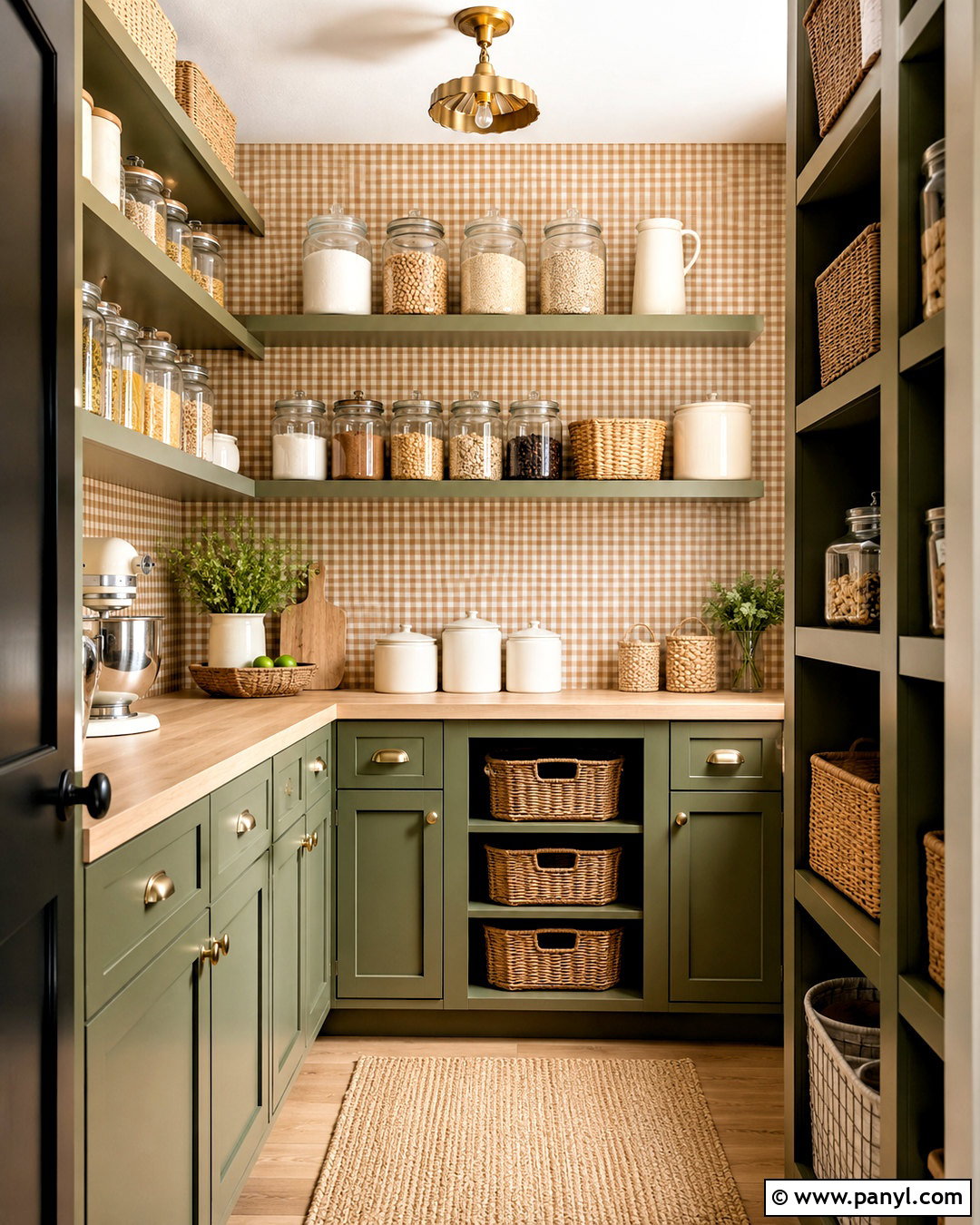 Ginger Wallpaper Pantry - 40 Ginger Wallpaper Ideas