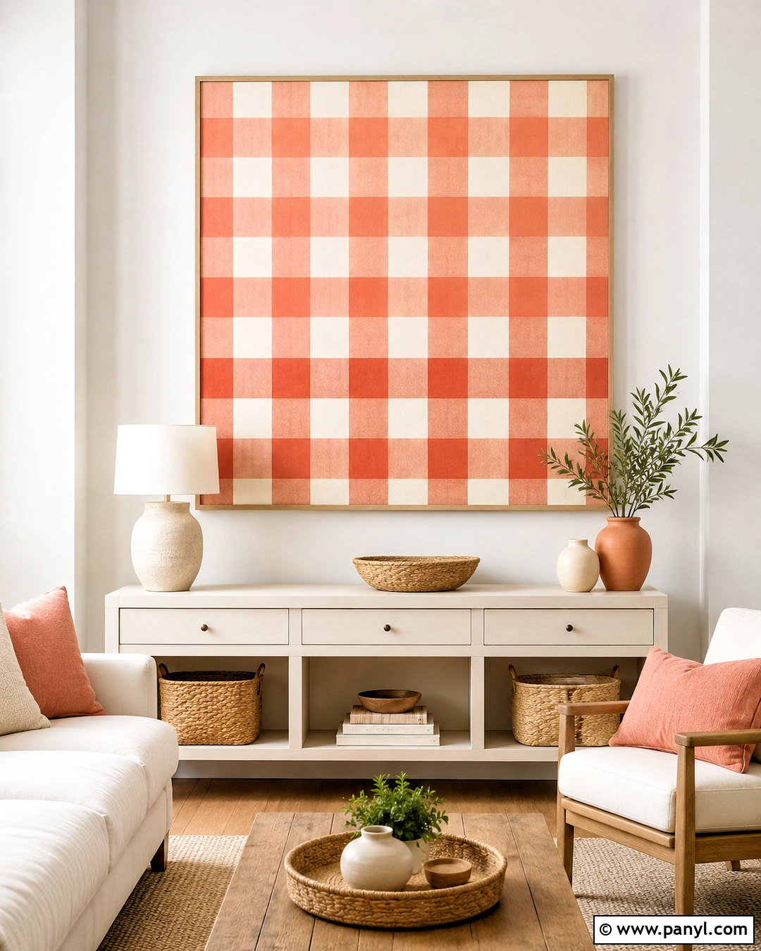 Gingham Canvas Wall Art - 20 how to paint gingham pattern ideas