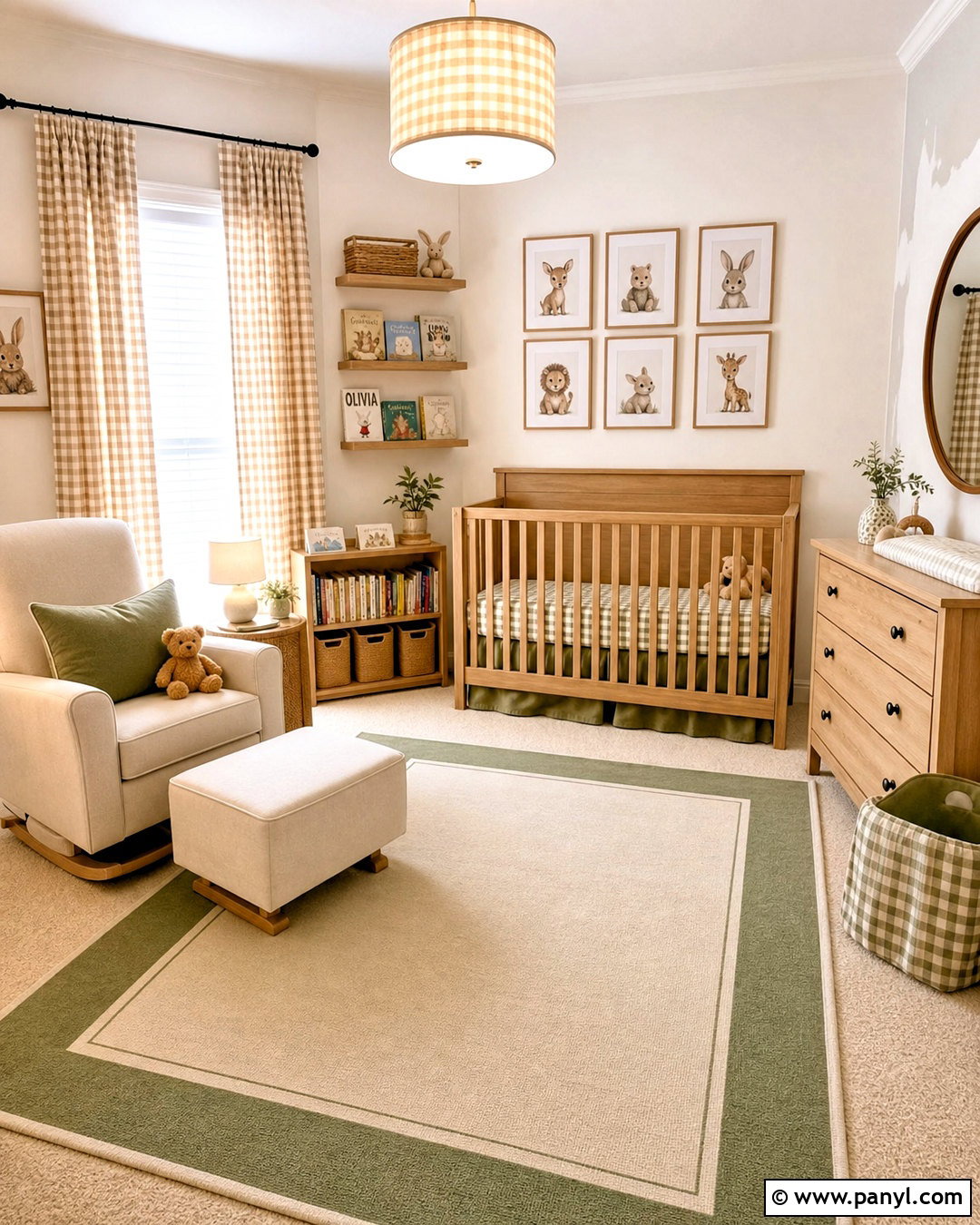 Gingham Nursery - 20 gingham decor ideas