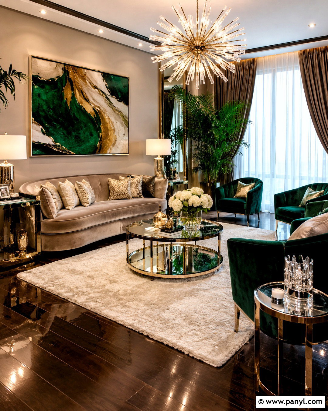 Glam Dark Brown Floor Living Room - 20 dark brown floor living room ideas