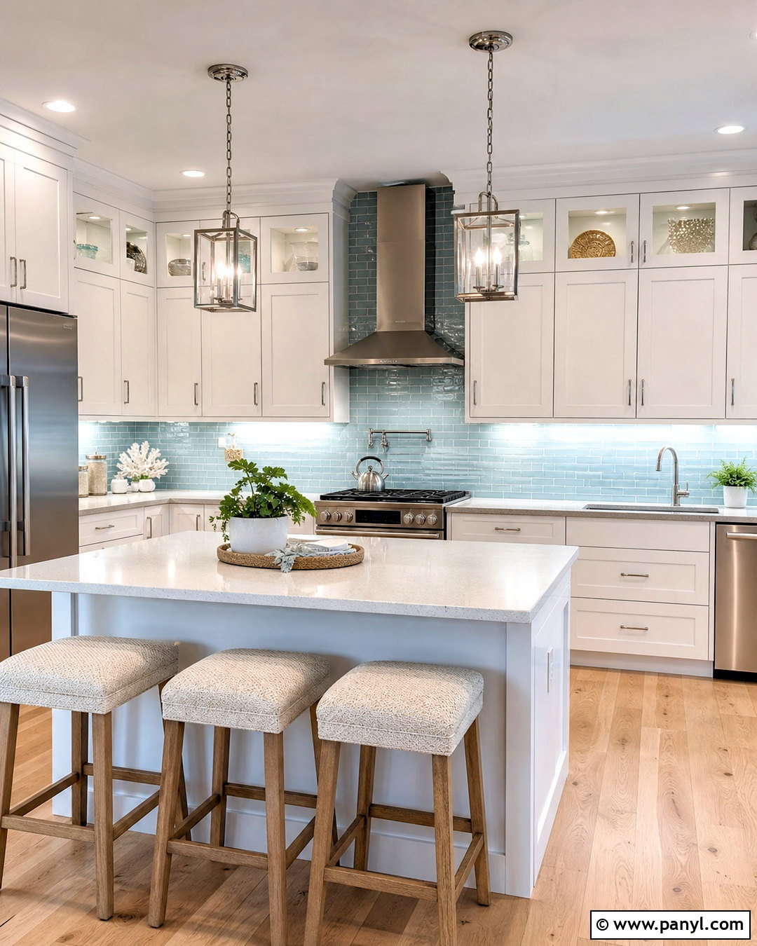 Glass Tile Backsplash - 20 kitchen backsplash ideas