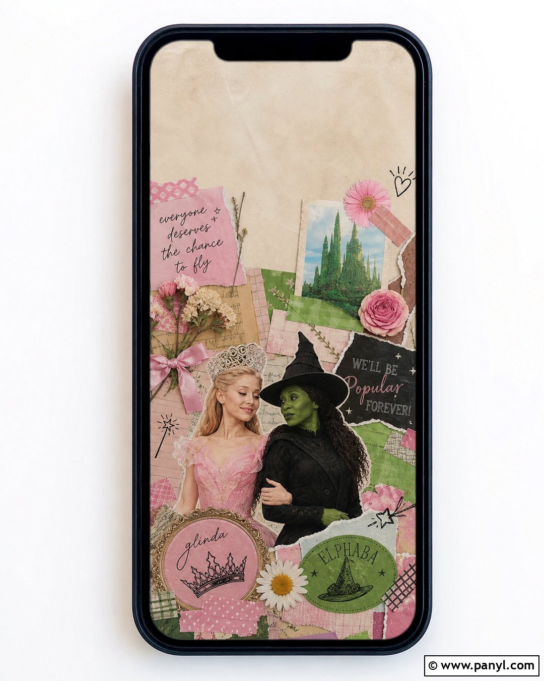 Glinda And Elphaba Scrapbook Wallpaper - 30 Glinda And Elphaba Wallpaper Ideas