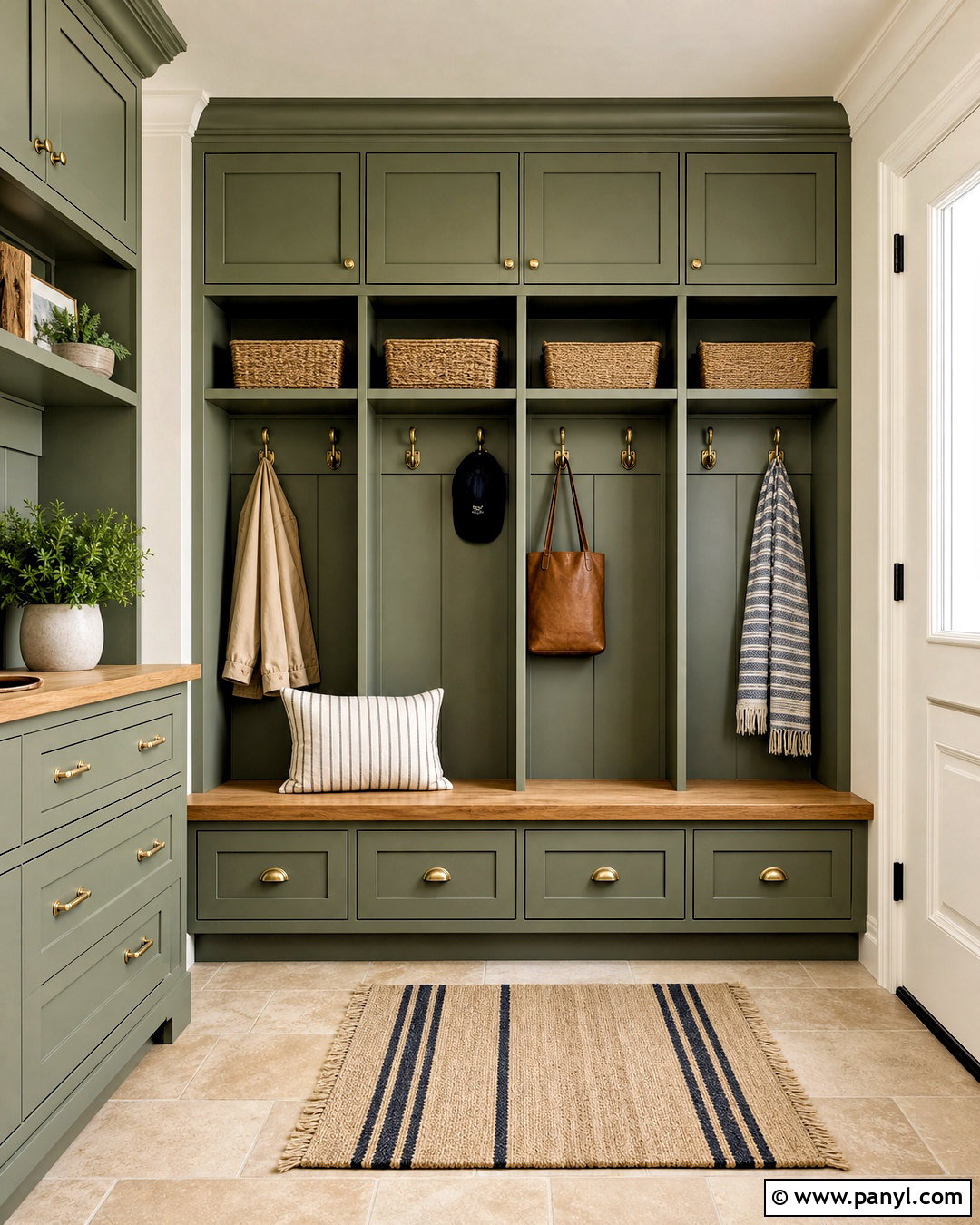 Gloucester Sage Mudroom Built-Ins - 20 gloucester sage benjamin moore ideas