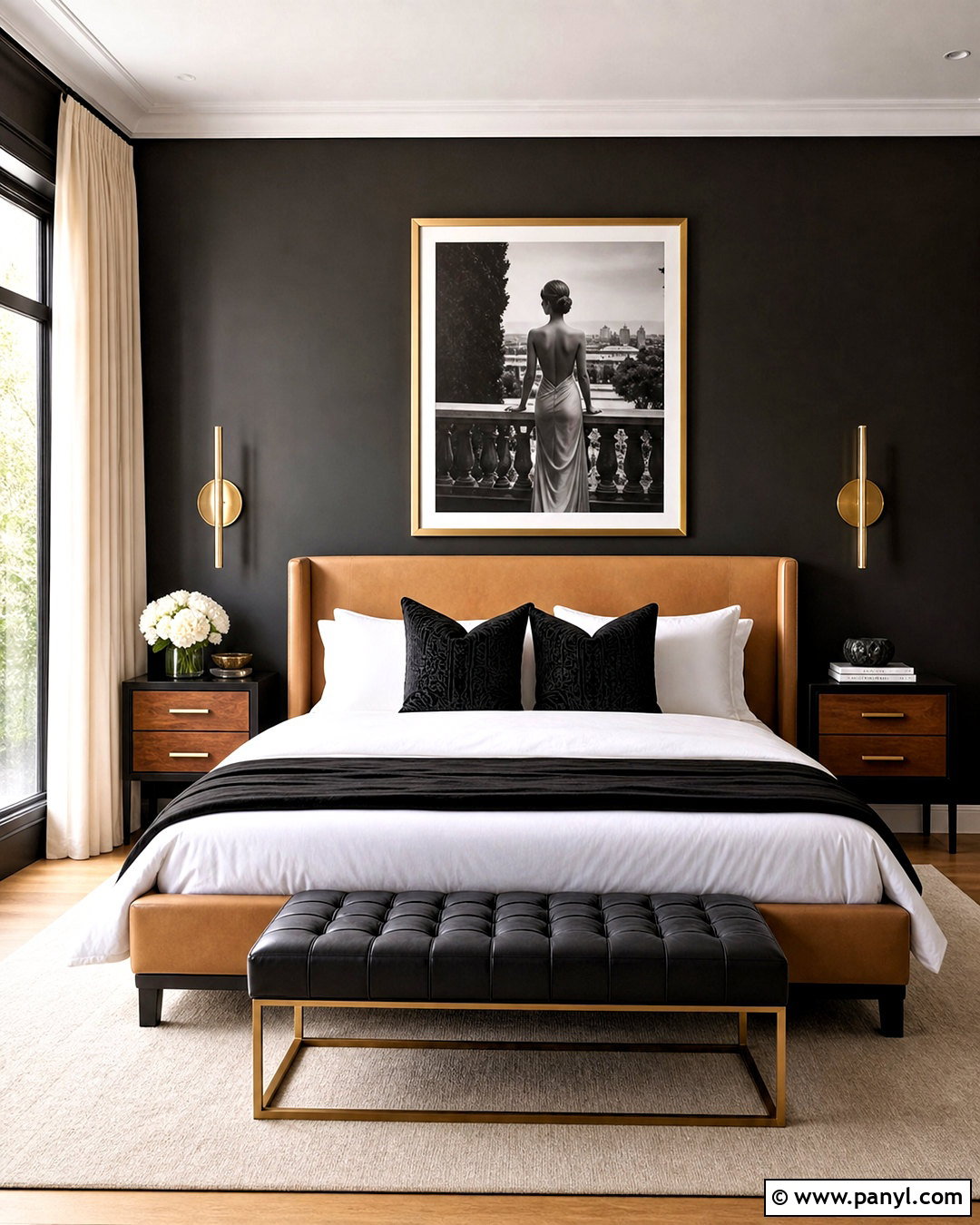 Gold And Black Wall Decor Bedroom - 20 gold wall decor bedroom ideas