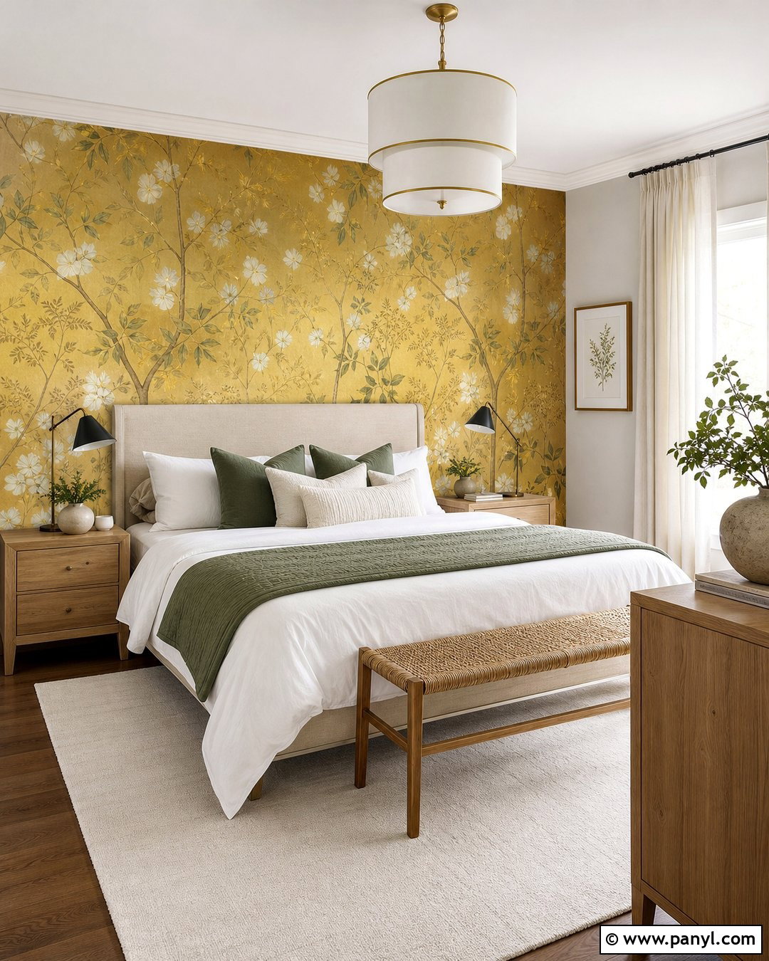 35 Gold Walls for a Glamorous, Light-Filled Home Makeover