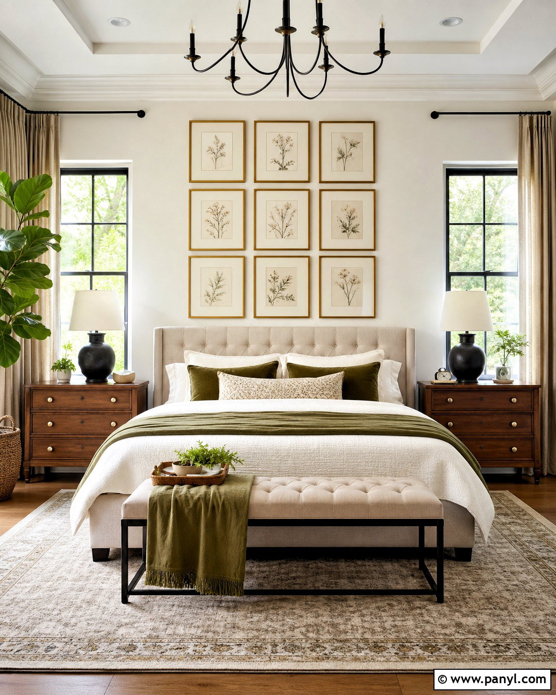 Gold Framed Gallery Wall Bedroom - 20 gold wall decor bedroom ideas