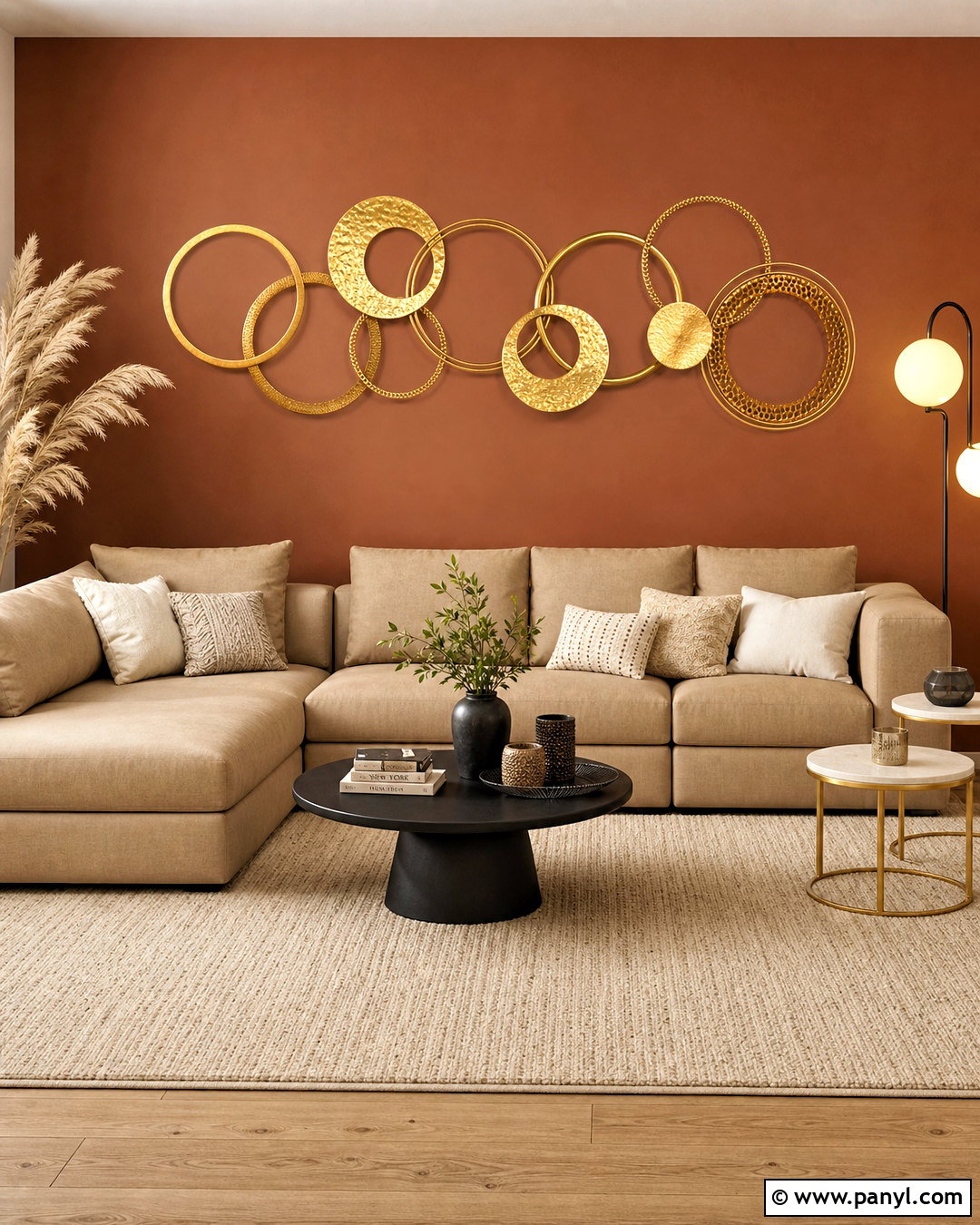 Gold Metal Circle Wall Art - 20 gold metal wall art ideas