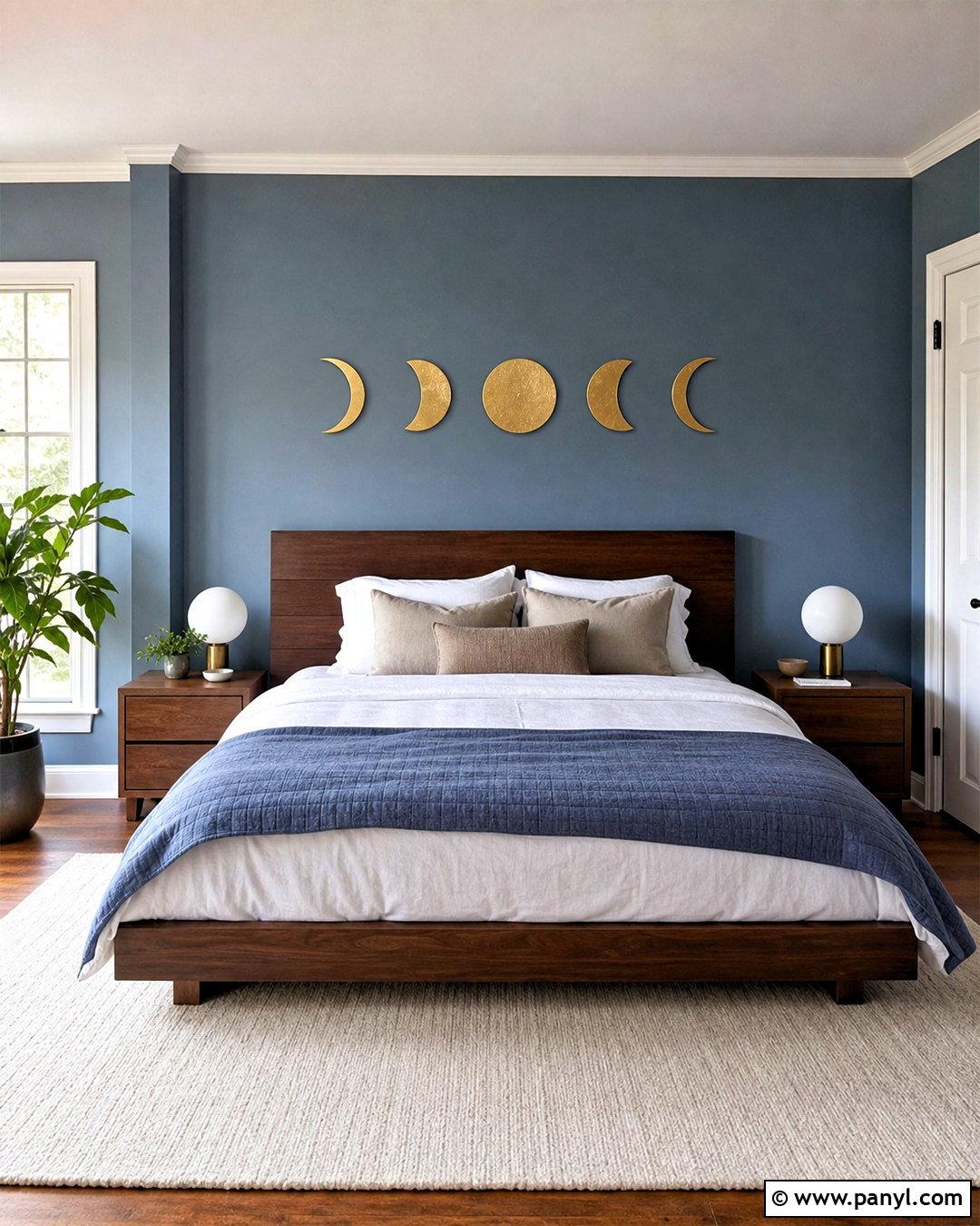 Gold Moon Phase Wall Decor Bedroom - 20 gold wall decor bedroom ideas